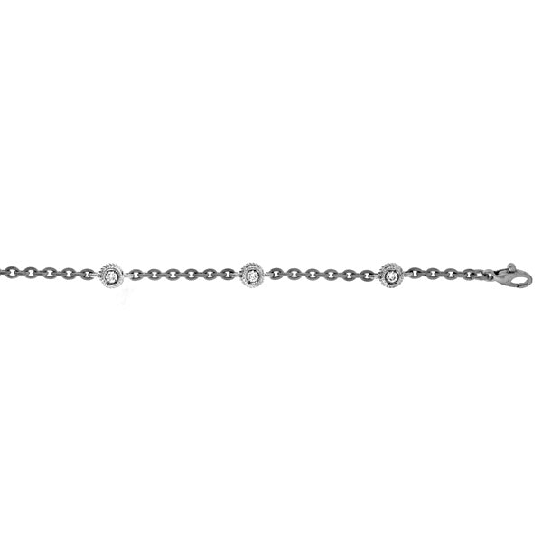 Diamonds by the Yard 18K White Gold Rope-Detailed Bracelet