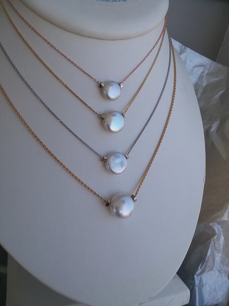 ネックレス・ペンダント STONEHENgE 14k pearl necklace STONEHENGE U Lock 14K Pearl Necklace (H0117) 1ea Best Price