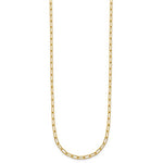 14K Gold Paperclip Link Necklace