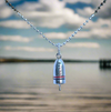 Sterling Silver Lobster Pot Buoy Charm or Necklace