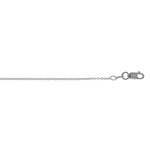 14K Cable Link Pendant Chain Yellow, White & Rose