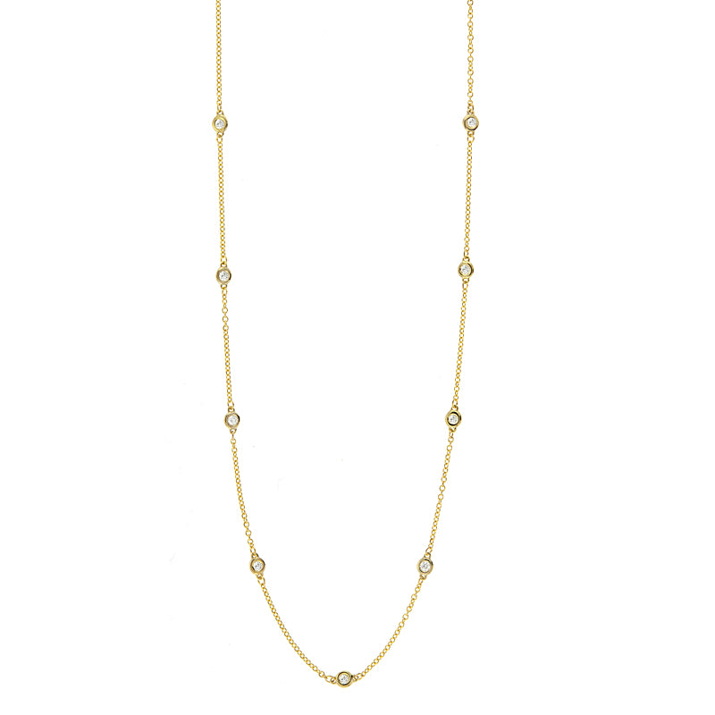 Diamonds by the Yard 14K White or Yellow Gold Necklace