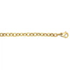 14K Yellow Gold Oval Cable Link  Bracelet