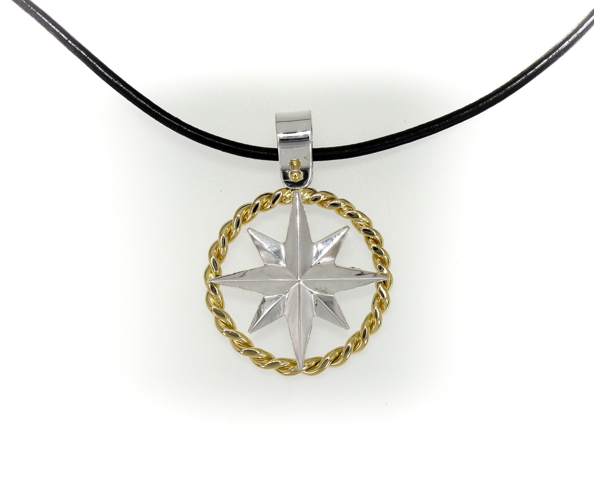 Compass Rose Pendant - Large