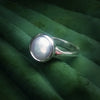Sculpted Coin Pearl Ring