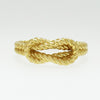 Medium 14K Gold Rope Knot Ring