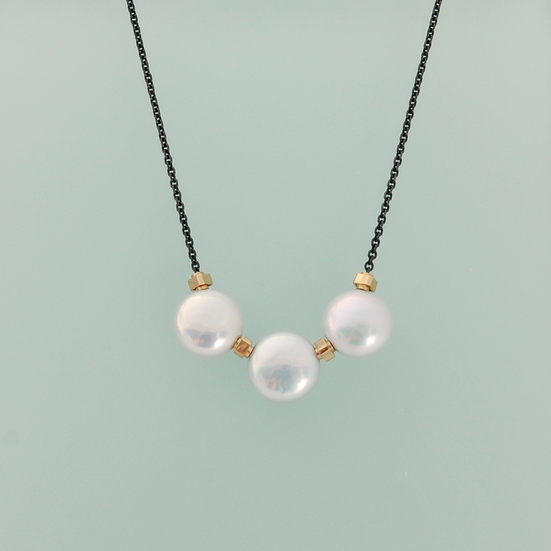 Triple Keshi Pearl Necklace – Shop Keiko