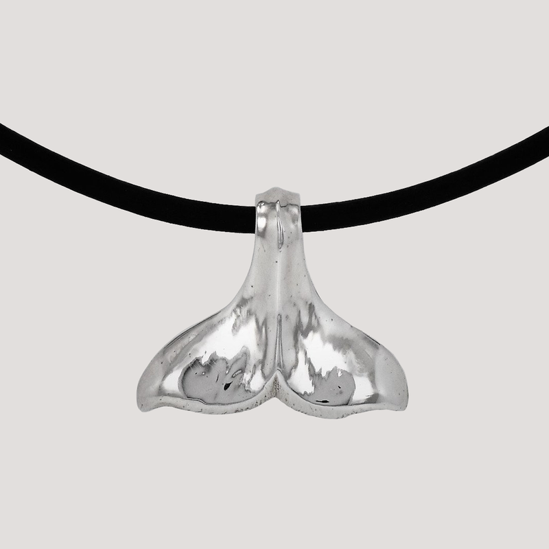 Large Whale Tail Pendant