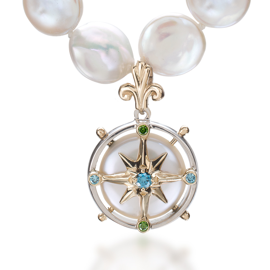 Kay jewelers 2025 compass necklace